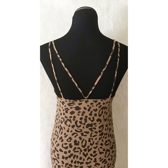 Aerie Leopard Print Dress Size XS - Picture 4 of 8